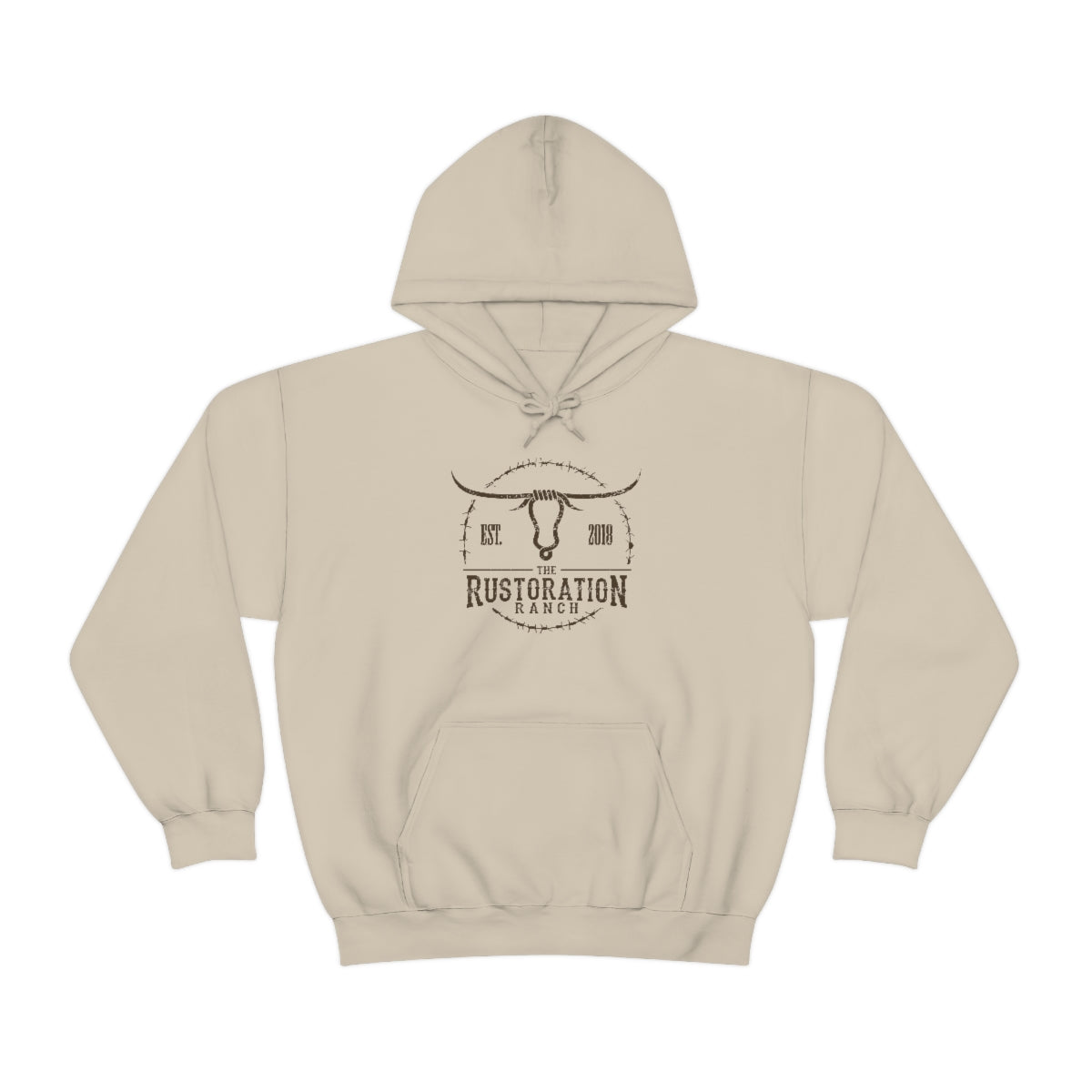 Rustoration Ranch Gray Unisex Heavy Blend™ Hooded Sweatshirt