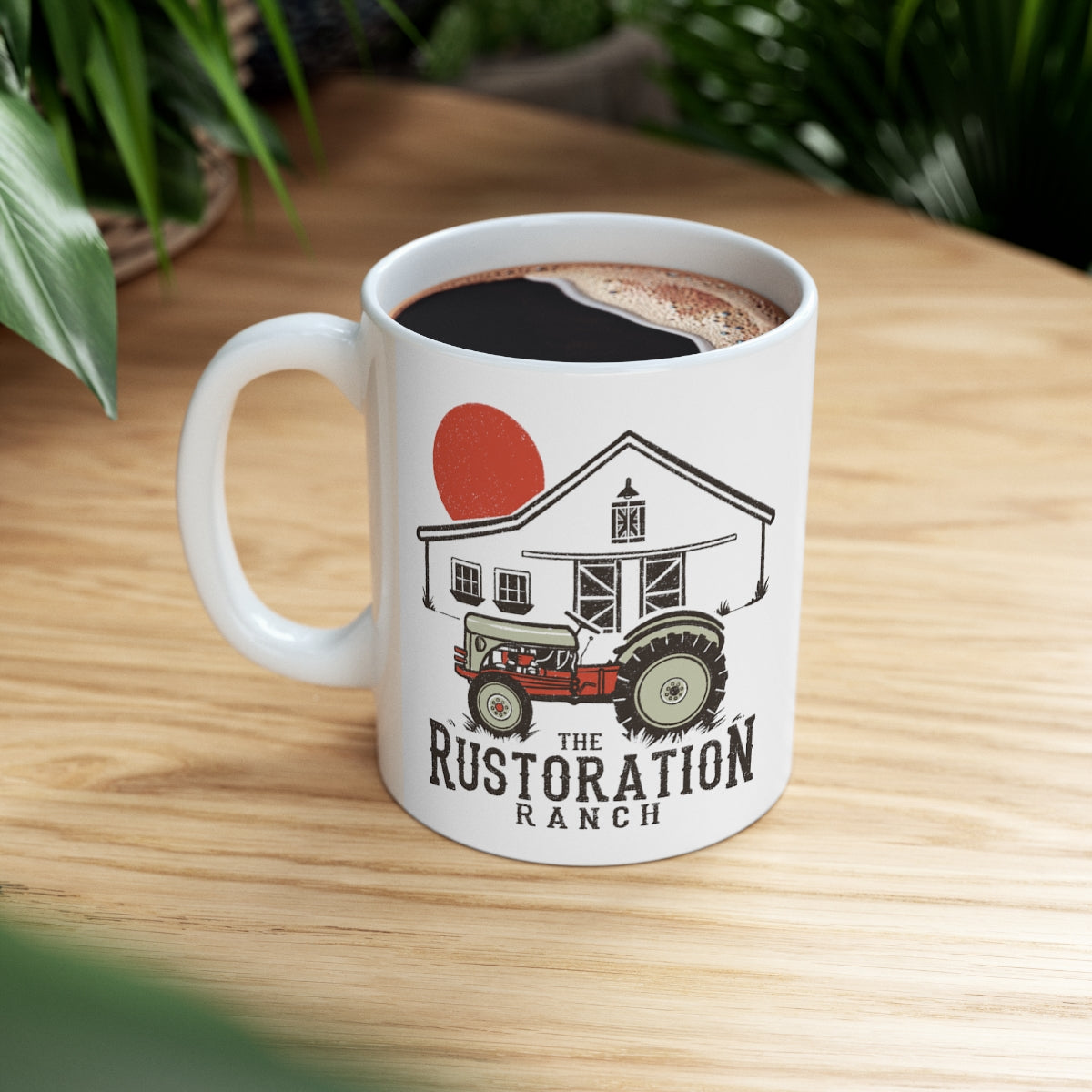 Rustoration Ranch Ford Tractor Ceramic Mug 11oz