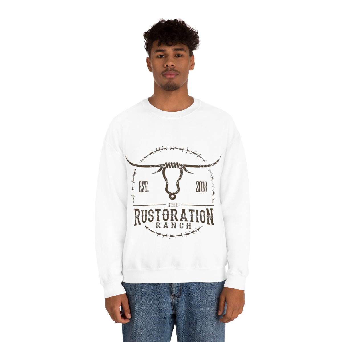 Rustoration Ranch Unisex Heavy Blend™ Crewneck Sweatshirt