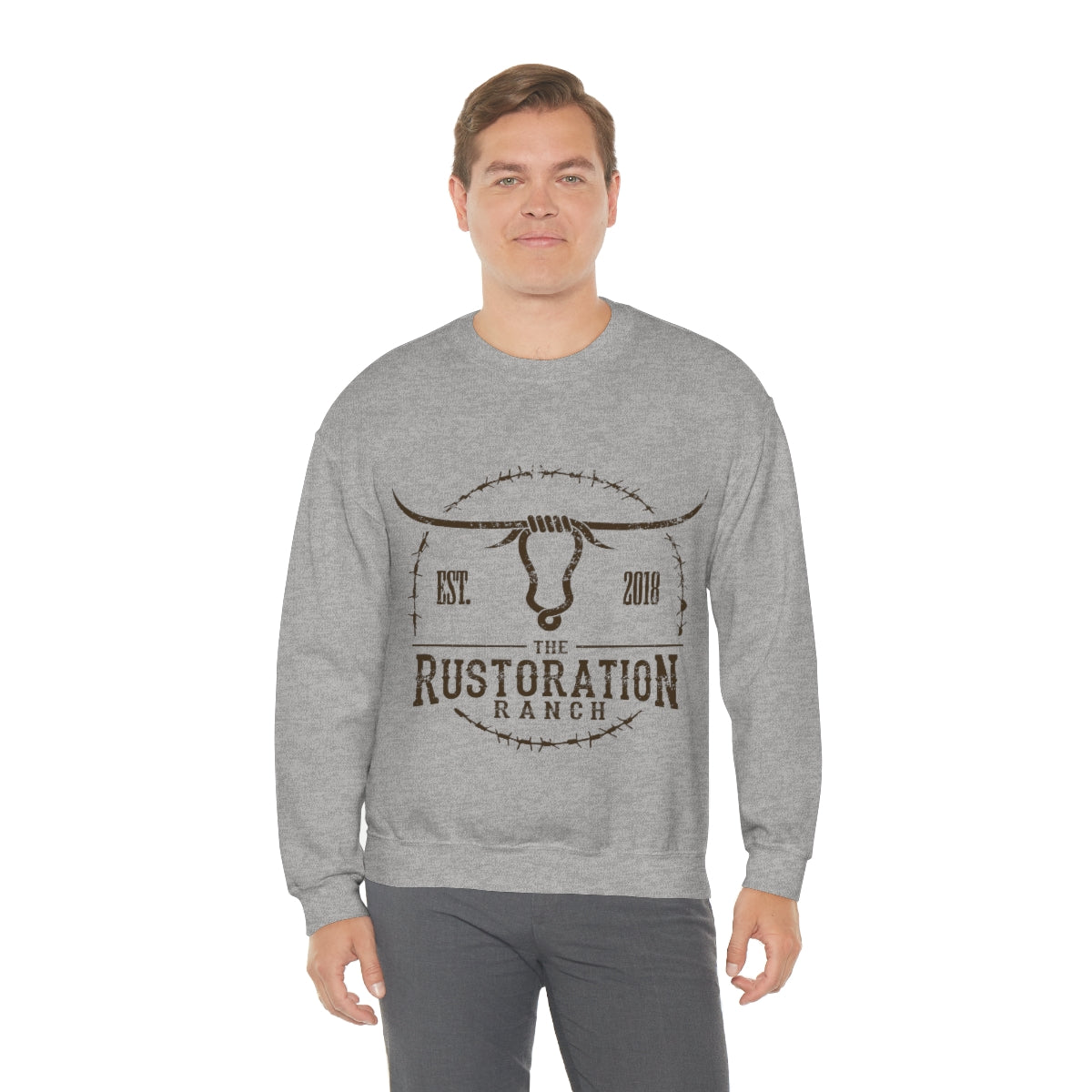 Rustoration Ranch Unisex Heavy Blend™ Crewneck Sweatshirt