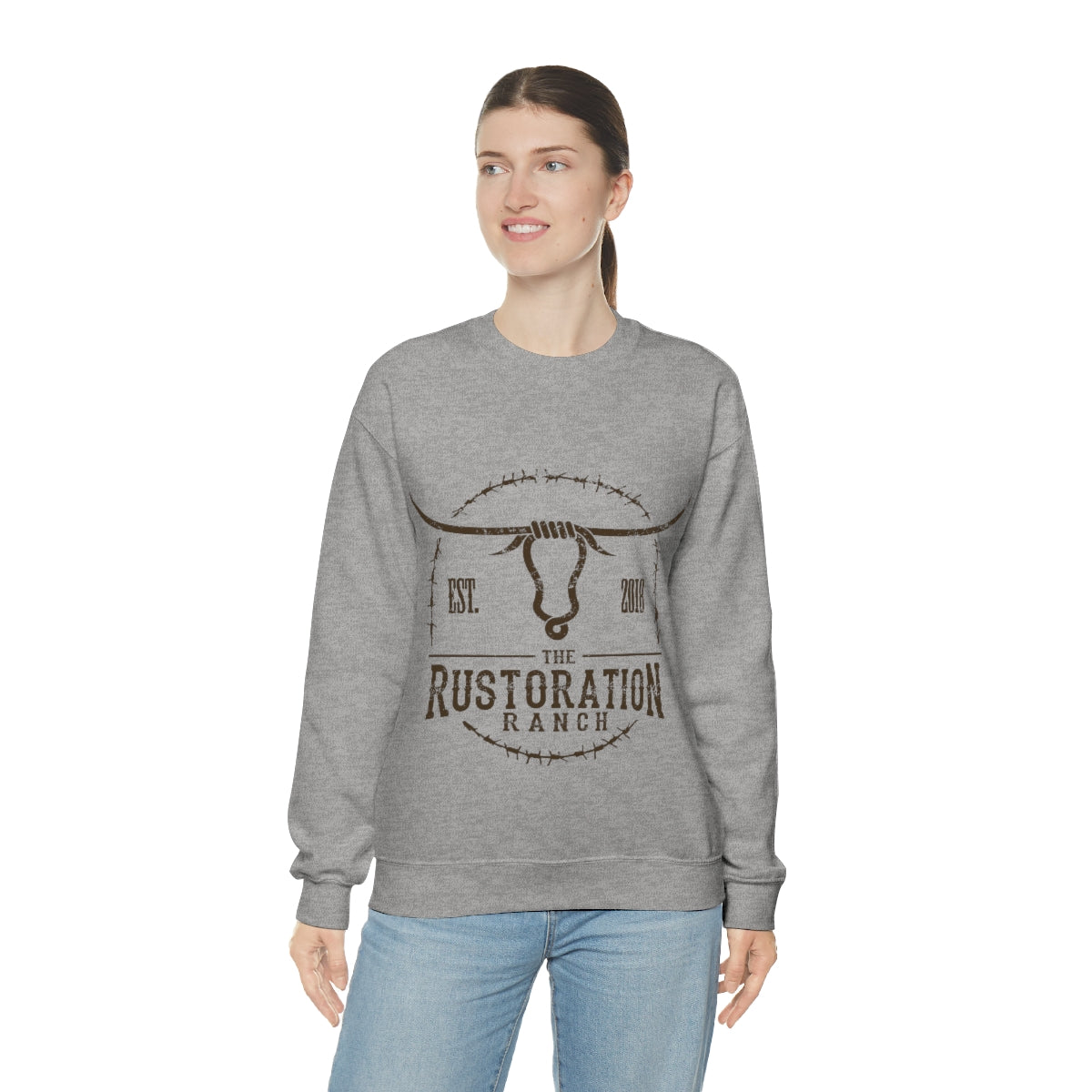 Rustoration Ranch Unisex Heavy Blend™ Crewneck Sweatshirt