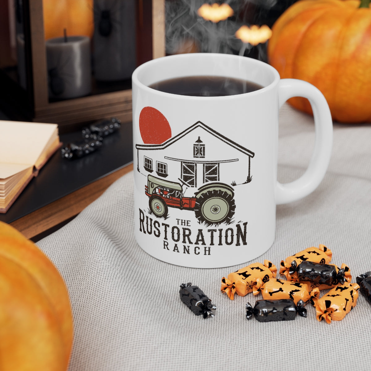 Rustoration Ranch Ford Tractor Ceramic Mug 11oz