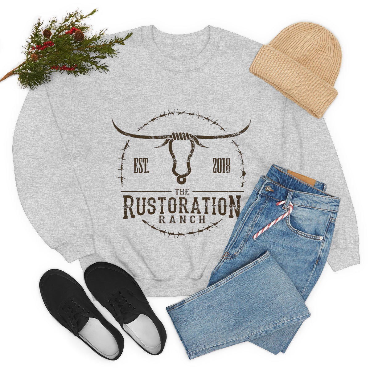 Rustoration Ranch Unisex Heavy Blend™ Crewneck Sweatshirt