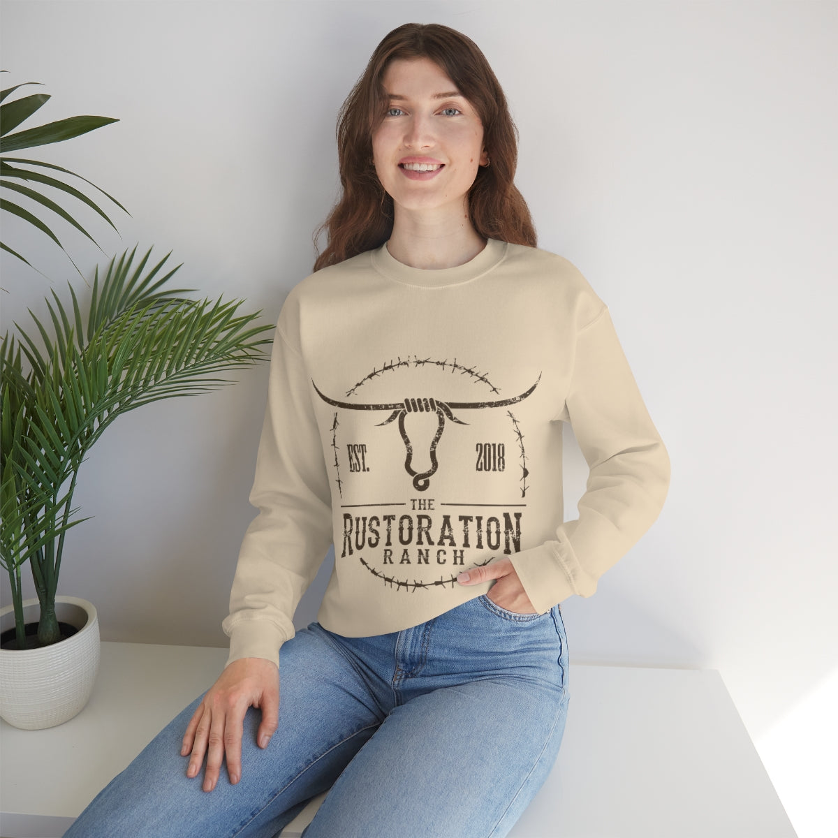 Rustoration Ranch Unisex Heavy Blend™ Crewneck Sweatshirt