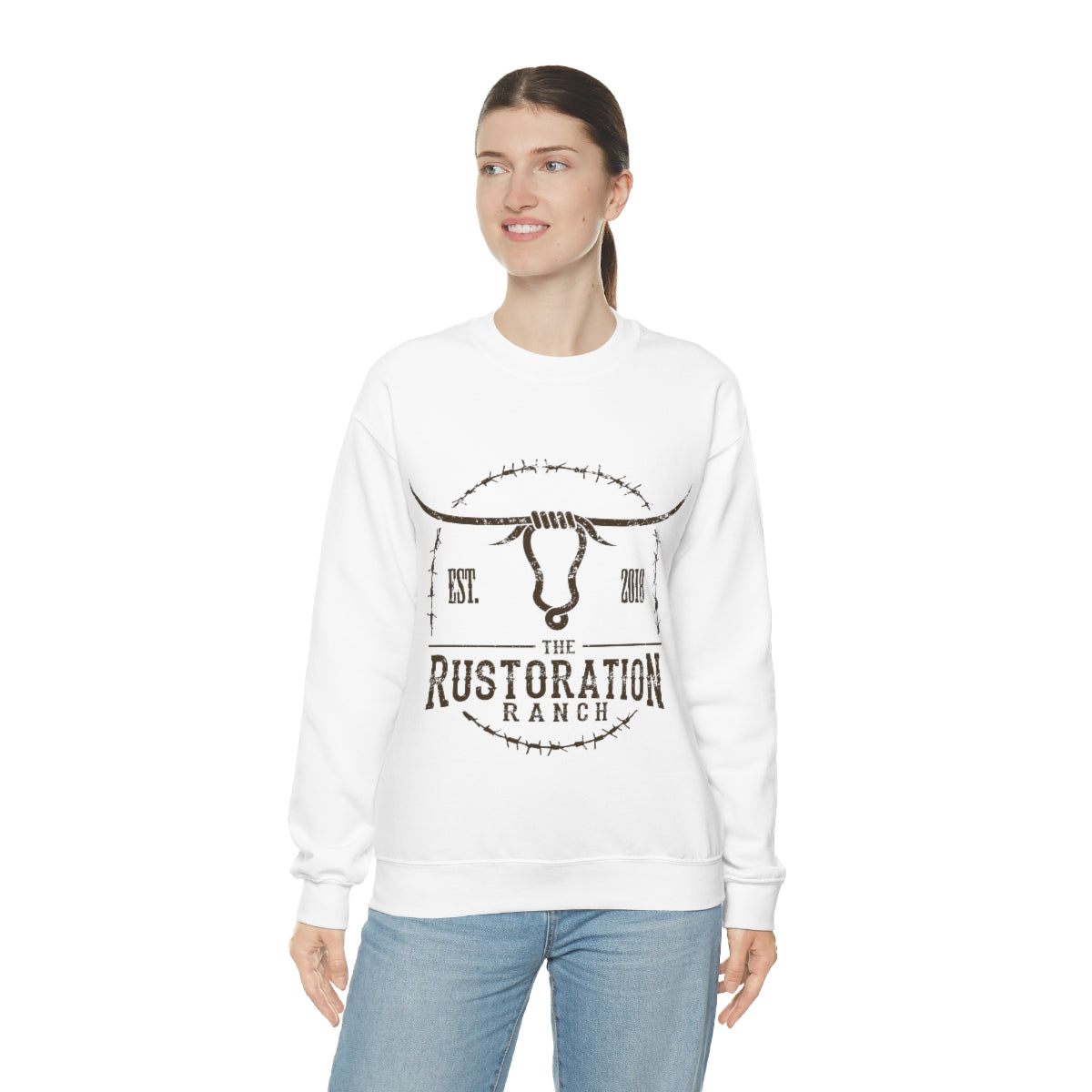 Rustoration Ranch Unisex Heavy Blend™ Crewneck Sweatshirt