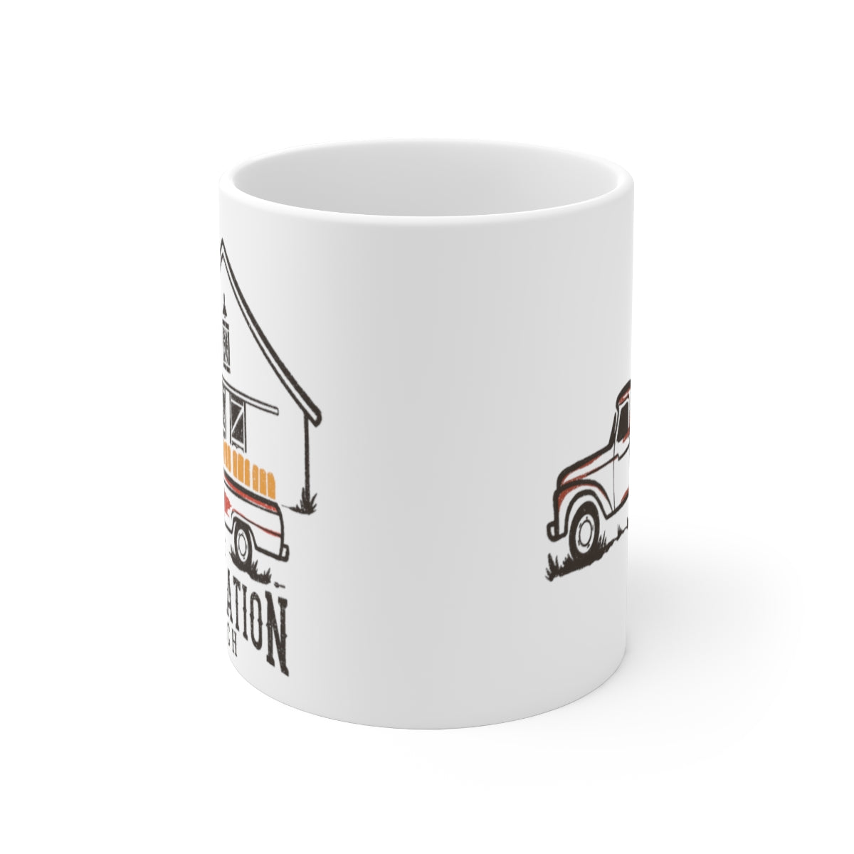 Rustoration Ranch Truck Ceramic Mug 11oz