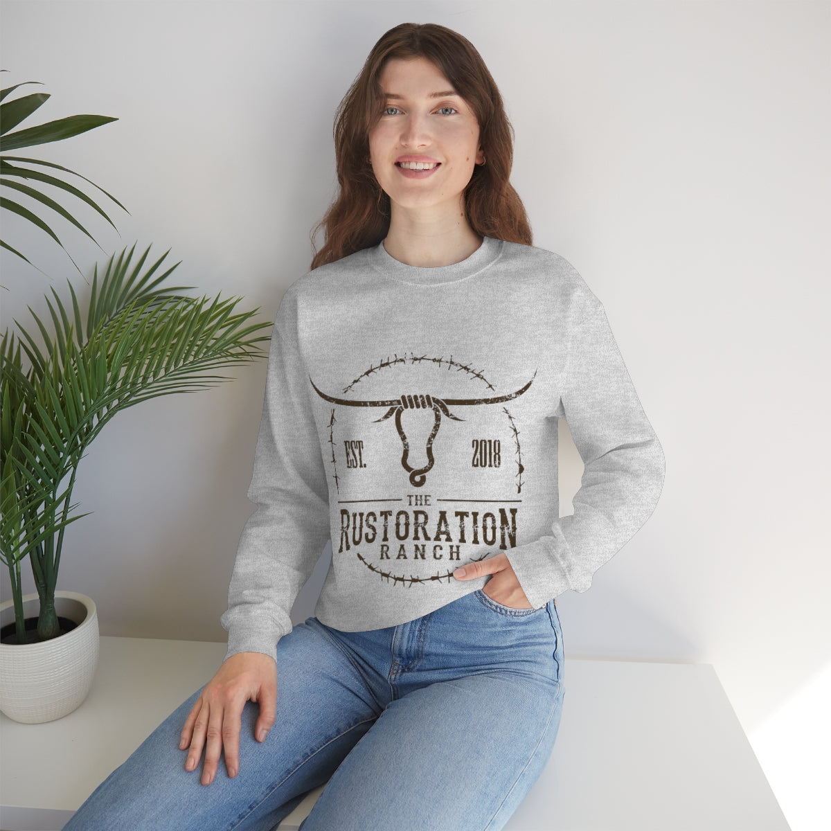 Rustoration Ranch Unisex Heavy Blend™ Crewneck Sweatshirt