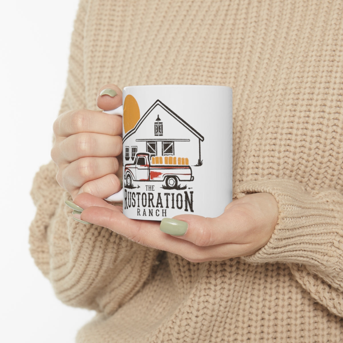 Rustoration Ranch Truck Ceramic Mug 11oz