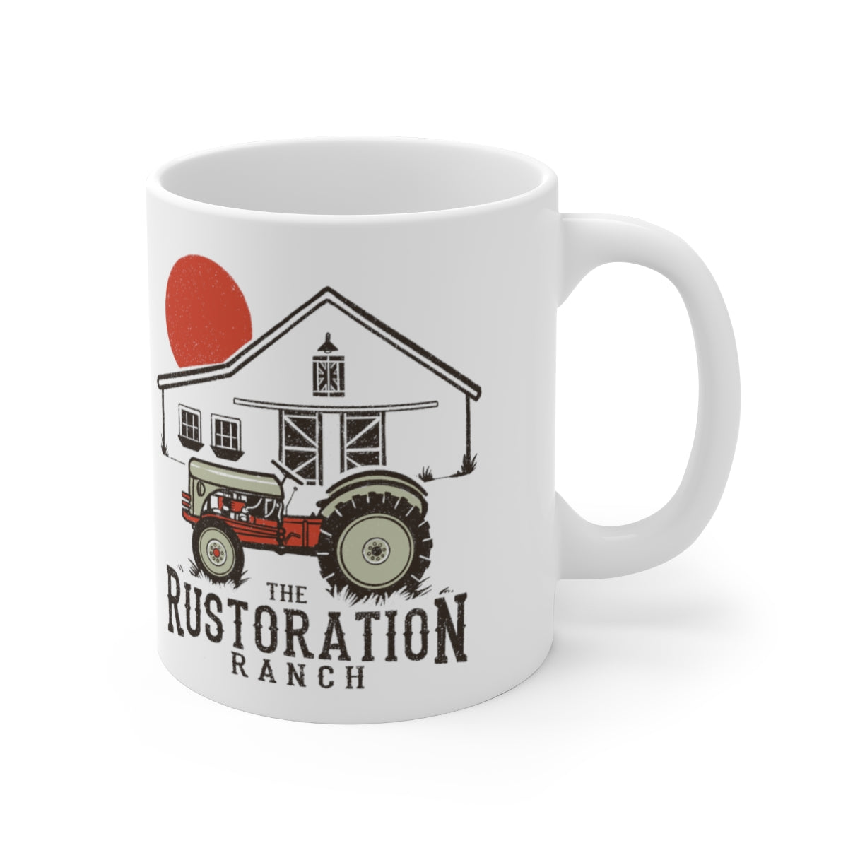 Rustoration Ranch Ford Tractor Ceramic Mug 11oz