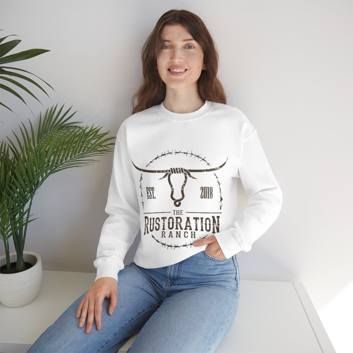 Rustoration Ranch Unisex Heavy Blend™ Crewneck Sweatshirt