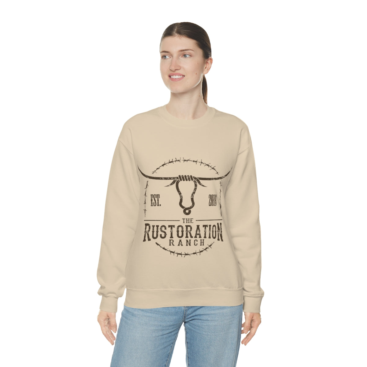 Rustoration Ranch Unisex Heavy Blend™ Crewneck Sweatshirt