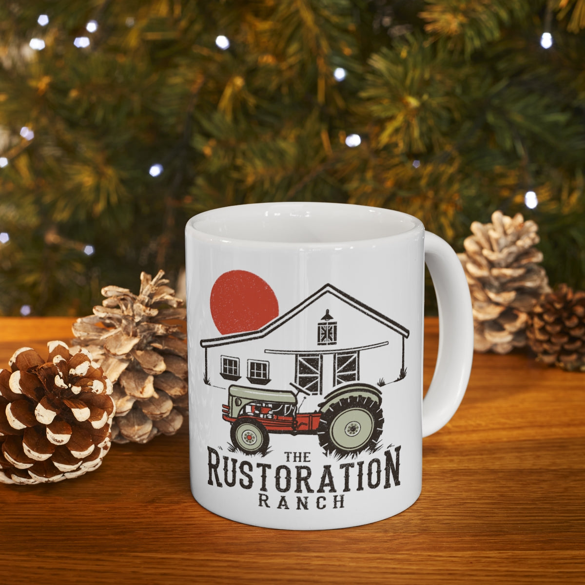 Rustoration Ranch Ford Tractor Ceramic Mug 11oz